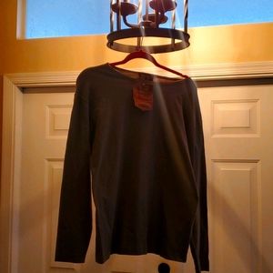 Faded Glory Long Sleeve Tan Shirt